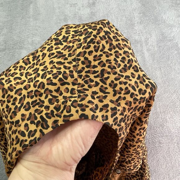VTG Robbie & Designs Women’s  Silk Leopard Vest  Size M - Picture 10 of 11